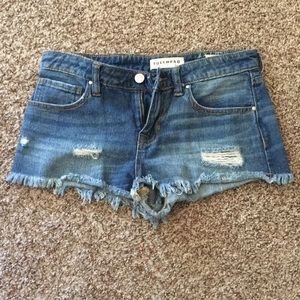 Denim shorts